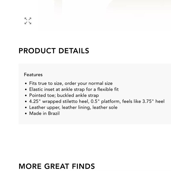 Schutz Thaynara Leather Ankle Strap Pointed Toe Pumps - Picture 2 of 13